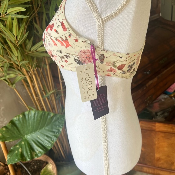 L Space by Monica Wise bra crochet back NWT. Large - Picture 8 of 16